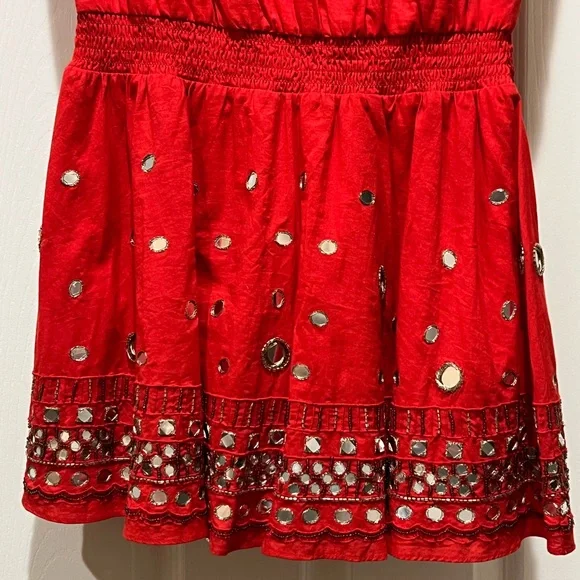 Alice and Olivia Mirrored Red Dress Sz 0 - Picture 5 of 6